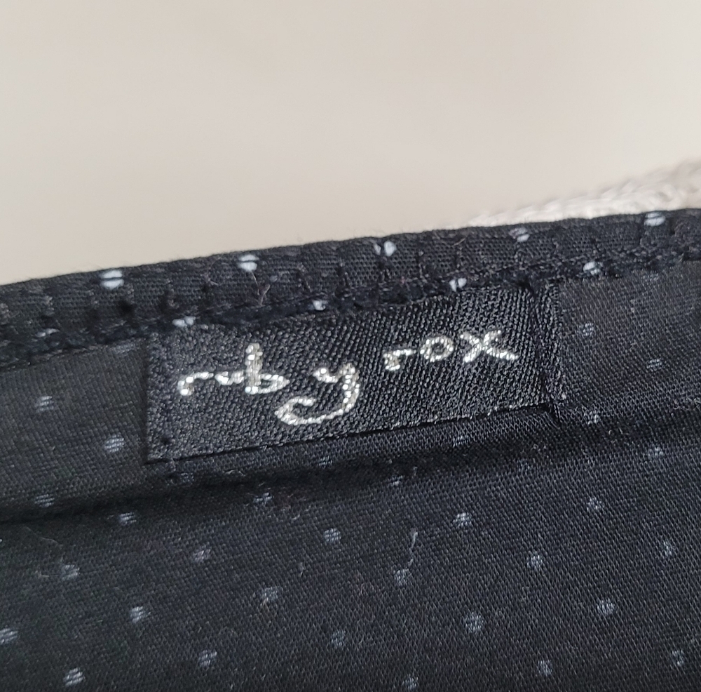 90s Vintage Ruby Rox Black Red Polka-dot Tie-Waist Tulle Fit & Flare Midi Dress - Picture 13 of 14